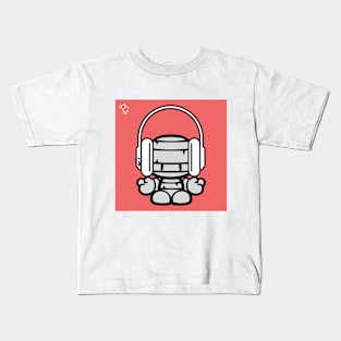 Meditating Mummy Listening To Music Kids T-Shirt